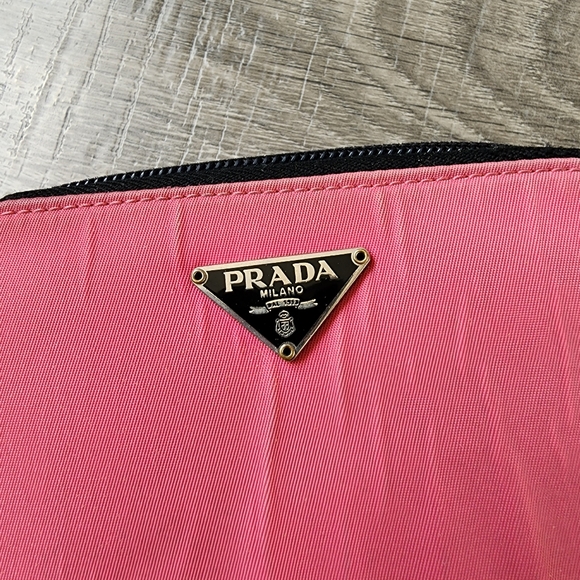 Prada Pink Tessuto Compact Wallet - Picture 2 of 12